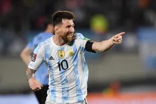 Lionel Messi y un momento de disfrute puro en el seleccionado argentino.
