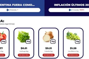 "Si Argentina fuera", el sitio web que muestra cómo serían los precios en Argentina con la inflación de otros países