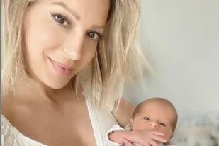 Noelia Marzol publicó varias fotos de su bebé, luego de que le dieran el alta, tras más de dos semanas en neonatología.