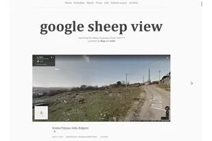 Un mashup de caprinos y Street View
