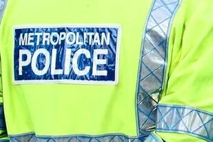 14-07-2019 Chaleco reflectante de la Policía Metropolitana de Londres, Scotland Yard POLITICA EUROPA REINO UNIDO POLICÍA METROPOLITANA DE LONDRES