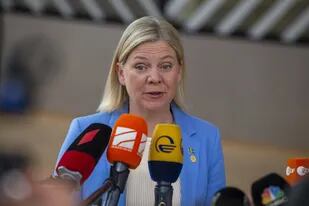 La primera ministra sueca, Magdalena Andersson, dejará su cargo mañana. (NICOLAS MAETERLINCK / BELGA PRESS / CONTACTOPHOTO)