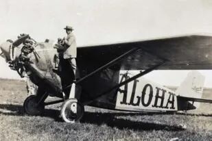 Entre las naves de la carrera estaba Aloha, piloteada por Martin Jensen y el navegante capitán Paul Schluter (Foto: Hawaii Aviation)