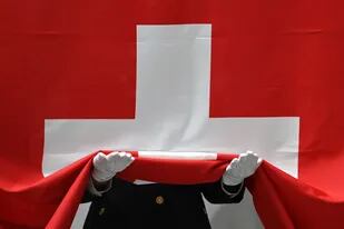 25/02/2022 Bandera de Suiza POLITICA RAMIL SITDIKOV / SPUTNIK / CONTACTOPHOTO