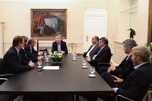 La última reunión de Macri con gobernadores peronistas