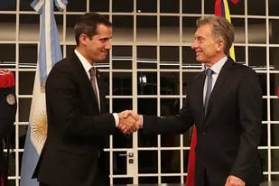 Guaidó y Macri en la residencia de Olivos