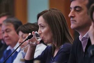 La gobernadora Vidal junto a Flores, Ocaña, Bullrich y González, quienes compitieron en la provincia de Buenos Aires en las últimas elecciones legislativas