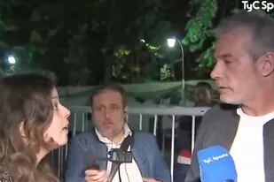 Una hincha increpó cara a cara al presidente de Gimnasia y Esgrima La Plata, Gabriel Pellegrino