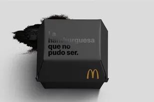 McDonald's lanzó la campaña "la hamburguesa que no pudo ser".