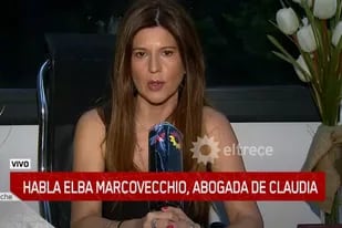 Elba Marcovecchio, la abogada de Claudia Villafañe