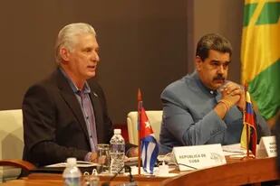 28/05/2022 El presidente de Cuba, Miguel Díaz-Canel y el presidente venezolano, Nicolás Maduro.