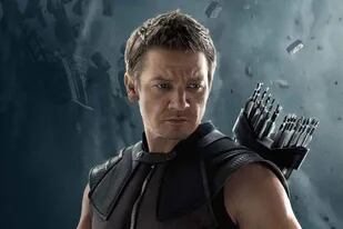 Jeremy Renner, como Clint Barton, en una escena de Hawkeye, la nueva producción de Marvel que se estrenará a fin de noviembre