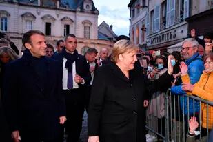 Merkel y Macron, con quien se entendió como nadie entre los gobernantes europeos y mundiales