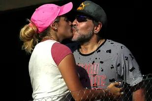 Diego Maradona y Rocio Oliva