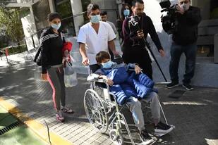 Pablo Álvarez, el paciente de ocho años que recibió un trasplante, fue dado de alta en el Sanatorio de Niños, en Rosario