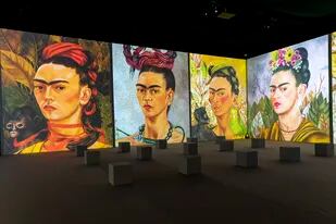 Ya se puede visitar la muestra inmersiva dedicada a la vida y la obra de Frida Kahlo