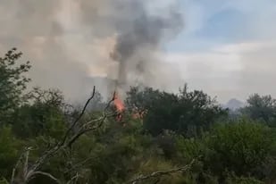 Incendio en Traslasierra, Córdoba
