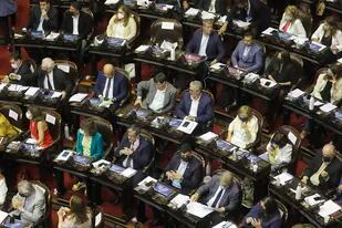La sesión por el presupuesto en la cámara de Diputados