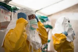 24/09/2014 Centro de tratamiento contra el ébola de MSF en Ecuador (RDC) POLITICA AFRICA GABRIELE FRANCOIS CASINI/MSF