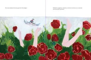 Páginas de "Nieblita del Yí", libro para chicos y grandes de Juan Forn, María Domínguez y Teresita Olhaberry