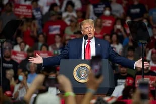 Trump convocó a menos de 6000 seguidores en su mitin del sábado en Tulsa, Oklahoma, menos de un tercio de la capacidad del BOK Center
