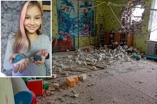 Alisa Hlans, la pequeña fallecida en el bombardeo a un jardín de infantes en Okhtyrka