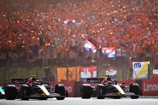 Max Verstappen se quedó con el primer lugar y detrás ingresó su compañero Sergio Pérez; dominio de Red Bull en España