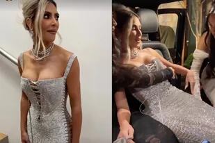 Kim Kardashian lo hizo de nuevo: se adaptó por completo a la exigencia de un nuevo vestido ceñido al cuerpo