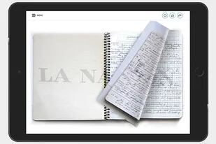 Los cuadernos de las coimas para hojear en pantalla, uno de los desarrollos interactivos premiados a nivel mundial