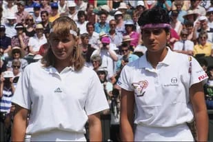 Steffi Graf y Gabriela Sabatini, las protagonistas de la recordada final femenina de Wimbledon 1991