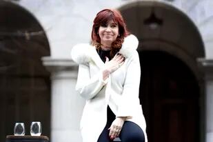 La vicepresidenta Cristina Fernández de Kirchner