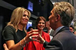 Máxima, con Macri, Juliana Awada y Vidal en el foro de inversiones en el CCK,en noviembre de 2018