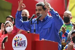 Nicolás Maduro, durante un reciente acto en Caracas