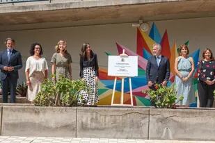 09/09/2022 La Reina Letizia y el presidente de Canarias, Ángel Víctor Torres (c), en la inauguración del curso escolar en Los Llanos de Aridane POLITICA ESPAÑA EUROPA ISLAS CANARIAS SOCIEDAD GOBIERNO DE CANARIAS