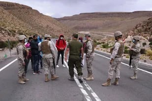 Los controles en Colchane, Chile,  a los migrantes venezolanos
