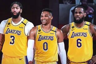 Anthony Davis, Russell Westbrook y LeBron James; el Big Three de los Lakers que sacudió el mercado de la NBA