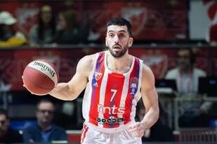 Facundo Campazzo jugará hasta fines de febrero solo la Liga ABA con Estrella de Belgrado