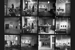 Exterior y oficinas del Instituto Di Tella de la calle Florida hacia fines de 1963 (Archivo Universidad Torcuato Di Tella)