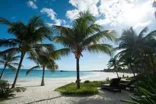 La ciudad de Tulum, en la Península de Yucatán mexicana, tiene algunas de las mejores playas para lograr la relajación.