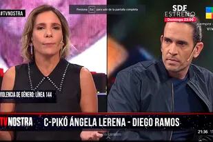 El fuerte cruce entre Ángela Lerena y Diego Ramos en TV Nostra