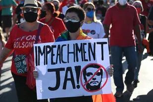 Protestas en todo Brasil, el 24 de julio (Photo by EVARISTO SA / AFP)