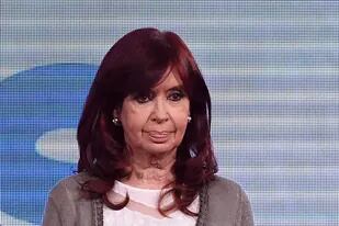 Cristina Kirchner en el búnker del Frente de Todos