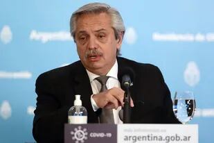 El presidente de la Nación, Alberto Fernández
