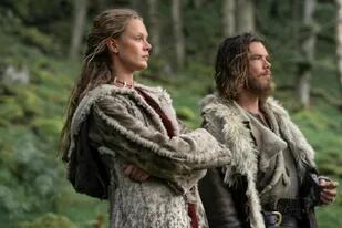 Freydis (Frida Gustavsson) y Leif Eriksson (Sam Corlett) son los hermanos llegados de Groenlandia para sumarse a la gesta vikinga en Vikingos: Valhalla
