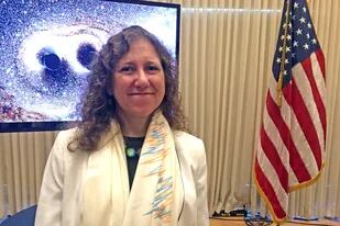 Gabriela Gónzalez, portavoz de la colaboración LIGO, conoció en persona al célebre científico