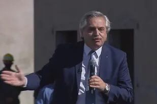 El presidente Fernández durante un acto en Ensenada, el miércoles.