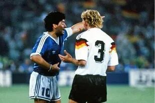 Andreas Brehme recordó a Diego Maradona, a cinco meses de su muerte
