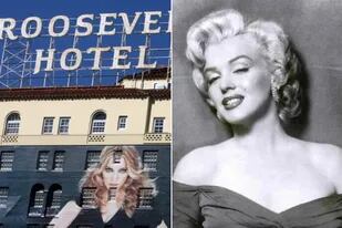 Marilyn Monroe vivió unos años en el hotel Hollywood Roosevelt