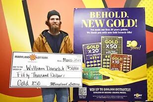 William Daniels Jr., de Maryland, EE.UU., ganó U$S50.000 por segunda vez en la lotería y atribuyó su buena fortuna a su larga cabellera