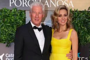 Richard Gere y su esposa, Alejandra Silva, en Marbella, en la gala de la Fundación Starlite